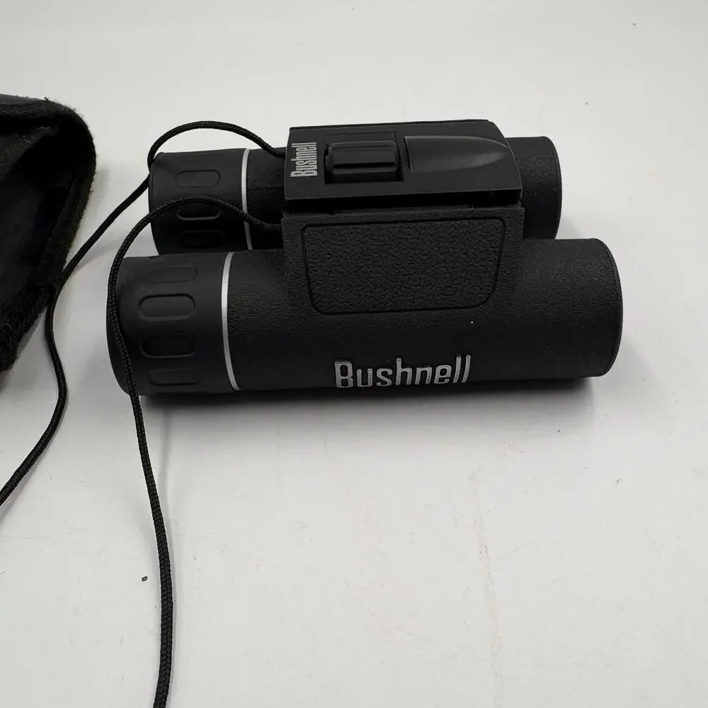 Bushnell 12 x 25 Compact Binoculars w/ Vivitar Black Pouch
